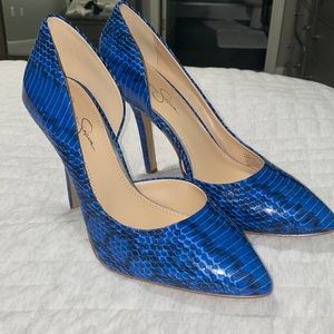 Jessica Simpson Blue/Black high heels